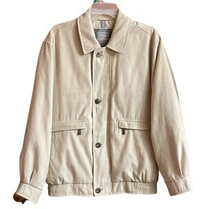 Suedetta Peter Cofox Sportswear Vintage Mens Bomber Jacket Size UK36 US L